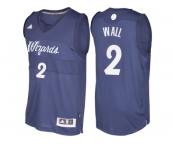 Men's Washington Wizards #2 John Wall Blue 2016 Christmas Day NBA Swingman Jersey