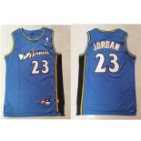 Men's Washington Wizards #23 Michael Jordan Blue Swingman Stitched Basketball Jersey