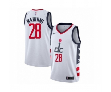 Men's Washington Wizards #28 Ian Mahinmi Swingman White Basketball Jersey 2019-20  City Edition