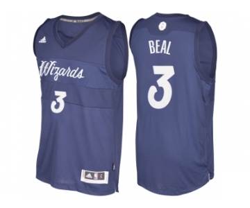 Men's Washington Wizards #3 Bradley Beal Navy Blue 2016 Christmas Day NBA Swingman Jersey