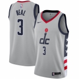 Men's Washington Wizards #3 Bradley Beal Nike Gray 2020-21 Swingman Player Jersey