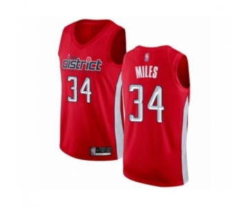 Men's Washington Wizards #34 C.J. Miles Red Swingman Jersey - Earned Edition