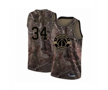 Men's Washington Wizards #34 C.J. Miles Swingman Camo Realtree Collection Basketball Jersey