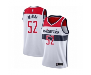 Men's Washington Wizards #52 Jordan McRae Authentic White Basketball Jersey - Association Edition