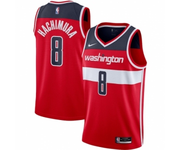 Men's Washington Wizards #8 Rui Hachimura Nike Red 2020-21 Swingman Jersey