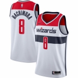 Men's Washington Wizards #8 Rui Hachimura Nike White 2020-21 Swingman Jersey