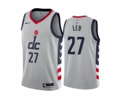 Nike Wizards #27 Alex Len Gray NBA Swingman 2020-21 City Edition Jersey