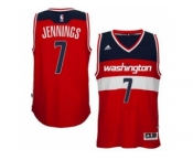 adidas Washington Wizards #7 Brandon Jennings Red Swingman Road Jersey