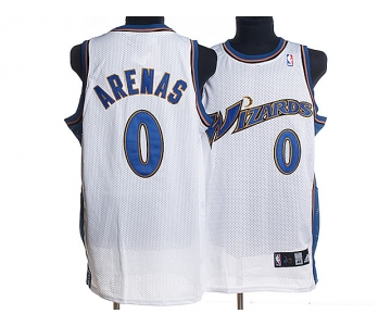 nba washington wizards #0 gilbert arenas white