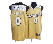 nba washington wizards #0 gilbert arenas yellow