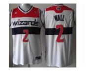 nba washington wizards #2 john wall white[revolution 30 swingman]