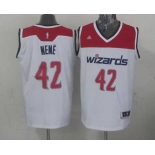 nba washington wizards #42 nene white