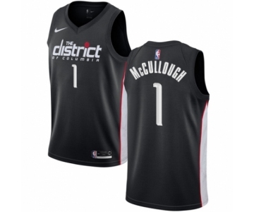 Women's Nike Washington Wizards #1 Chris McCullough Swingman Black NBA Jersey - City Edition