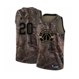 Women's Nike Washington Wizards #20 Jodie Meeks Swingman Camo Realtree Collection NBA Jersey