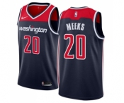 Women's Nike Washington Wizards #20 Jodie Meeks Swingman Navy Blue NBA Jersey Statement Edition