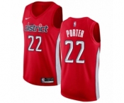 Women's Nike Washington Wizards #22 Otto Porter Red Swingman Jersey - Earned Edition