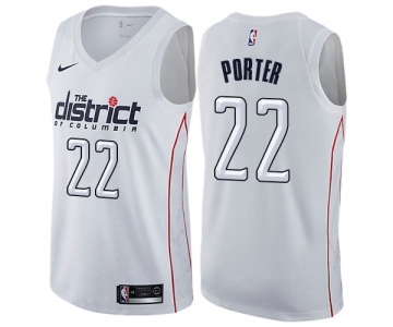 Women's Nike Washington Wizards #22 Otto Porter Swingman White NBA Jersey - City Edition