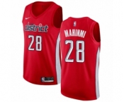 Women's Nike Washington Wizards #28 Ian Mahinmi Red Swingman Jersey - Earned Edition