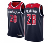 Women's Nike Washington Wizards #28 Ian Mahinmi Swingman Navy Blue NBA Jersey Statement Edition