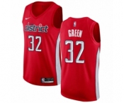 Women's Nike Washington Wizards #32 Jeff Green Red Swingman Jersey - Earned Edition