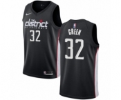 Women's Nike Washington Wizards #32 Jeff Green Swingman Black NBA Jersey - City Edition