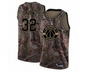 Women's Nike Washington Wizards #32 Jeff Green Swingman Camo Realtree Collection NBA Jersey