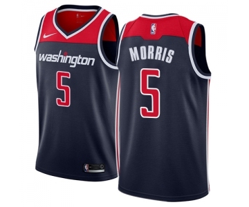 Women's Nike Washington Wizards #5 Markieff Morris Swingman Navy Blue NBA Jersey Statement Edition