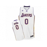 Men Adidas Los Angeles Lakers #0 Kyle Kuzma Swingman White Alternate NBA Jersey