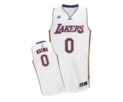 Men Adidas Los Angeles Lakers #0 Kyle Kuzma Swingman White Alternate NBA Jersey