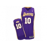 Men Adidas Los Angeles Lakers #10 Tyler Ennis Authentic Purple Road NBA Jersey