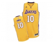 Men Adidas Los Angeles Lakers #10 Tyler Ennis Swingman Gold Home NBA Jersey