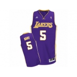 Men Adidas Los Angeles Lakers #5 Josh Hart Swingman Purple Road NBA Jersey