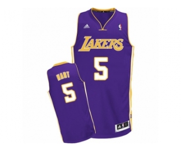 Men Adidas Los Angeles Lakers #5 Josh Hart Swingman Purple Road NBA Jersey