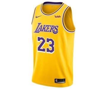 Men LOS ANGELES LAKERS LEBRON JAMES 2018-19 ICON EDITION SWINGMAN JERSEY