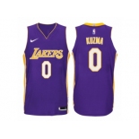 Men Los Angeles Lakers #0 Kyle Kuzma Purple 2017-18 Swingman NBA Jersey