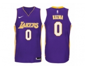 Men Los Angeles Lakers #0 Kyle Kuzma Purple 2017-18 Swingman NBA Jersey