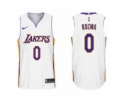 Men Los Angeles Lakers #0 Kyle Kuzma White 2017-18 Swingman NBA Jersey