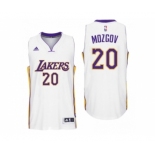 Men Los Angeles Lakers #20 Timofey Mozgov Alternate White New Swingman Jersey