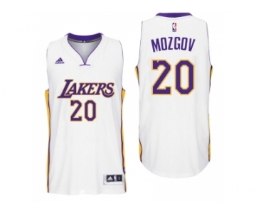 Men Los Angeles Lakers #20 Timofey Mozgov Alternate White New Swingman Jersey