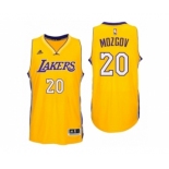 Men Los Angeles Lakers #20 Timofey Mozgov Home Gold New Swingman Jersey