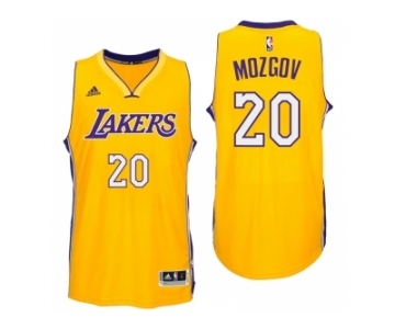 Men Los Angeles Lakers #20 Timofey Mozgov Home Gold New Swingman Jersey