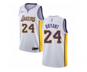 Men Nike Los Angeles Lakers #24 Kobe Bryant Authentic White NBA Jersey - Association Edition