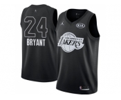 Men Nike Los Angeles Lakers #24 Kobe Bryant Black NBA Jordan Swingman 2018 All-Star Game Jersey