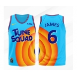 Men Tune Squad Lebron James #6 Space Jam Basketball Jersey