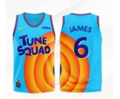 Men Tune Squad Lebron James #6 Space Jam Basketball Jersey