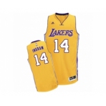 Men's Adidas Los Angeles Lakers #14 Brandon Ingram Swingman Gold Home NBA Jersey