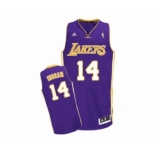 Men's Adidas Los Angeles Lakers #14 Brandon Ingram Swingman Purple Road NBA Jersey