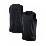 Men's Los Angeles Lakers #10 Jared Dudley Swingman Black MVP Basketball Jersey