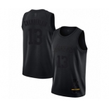 Men's Los Angeles Lakers #13 Wilt Chamberlain Swingman Black MVP Basketball Jersey