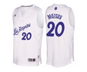 Men's Los Angeles Lakers #20 Timofey Mozgov 2016 Christmas Day White NBA Swingman Jersey